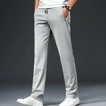 Pack of 3 Offer 😍 Men’s Premium-Quality Stretch Lycra Pants | Black, Blue & Grey